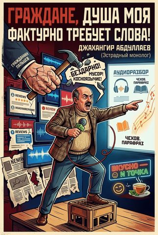 Граждане, душа моя фактурно требует слова!