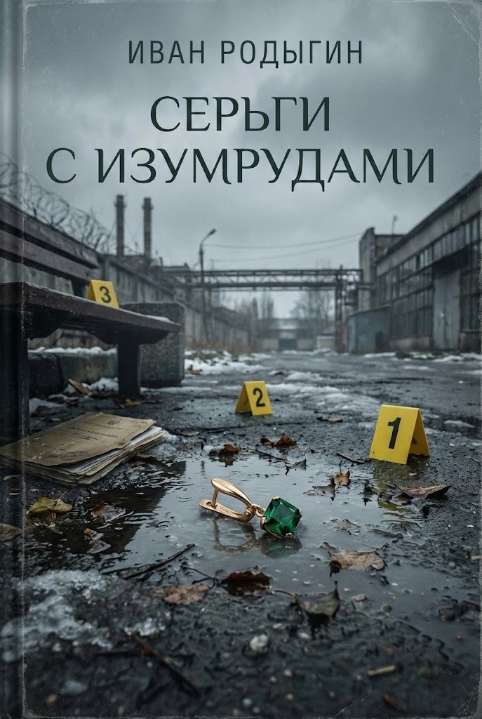 Серьги с изумрудами