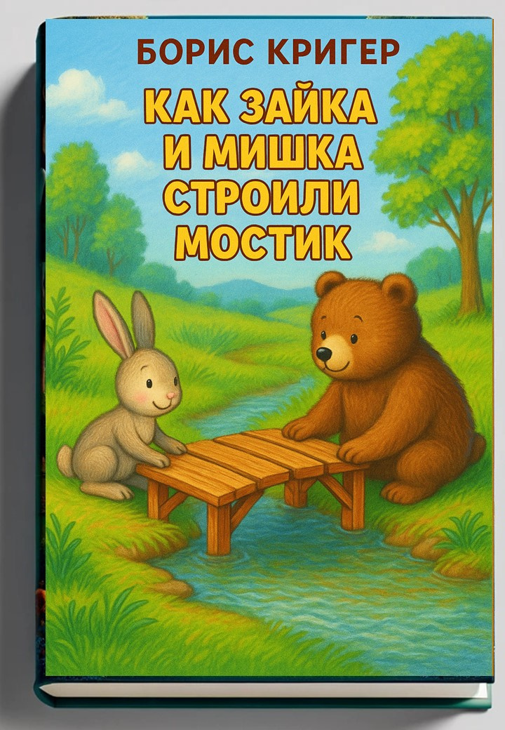 Как Зайка и Мишка строили мостик